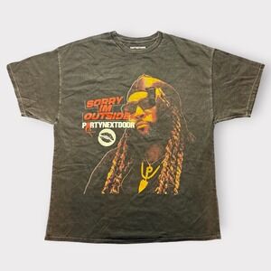 PARTYNEXTDOOR Sorry Im Outside Tour Graphic T-Shirt Black 1X PND25FNTS04